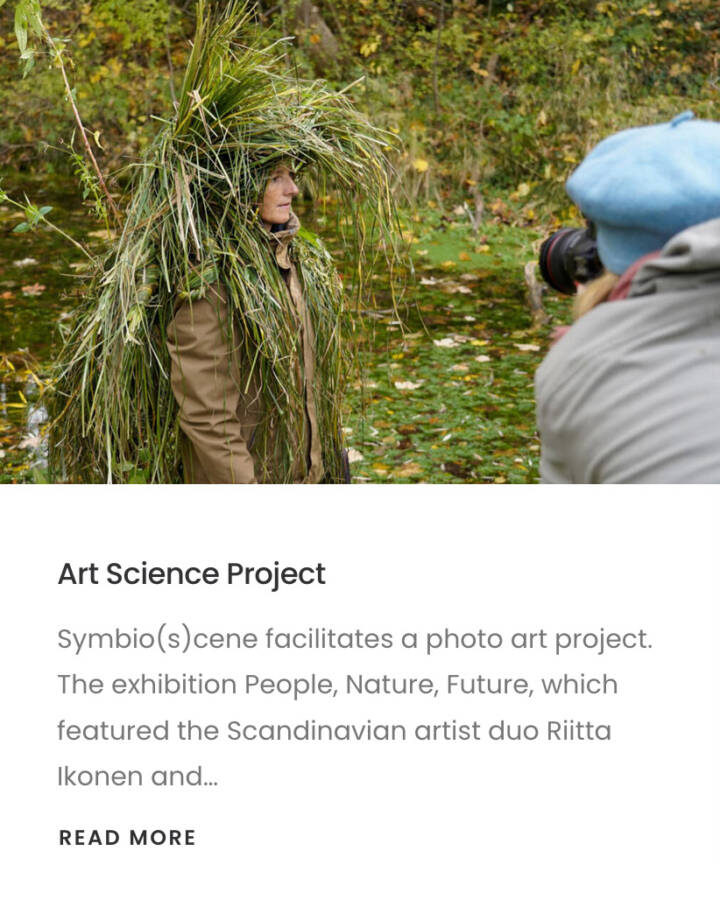 Symbioscene, Symbiocene, Art-Science Project, Ingrid Ruegemer, Oliver Szasz